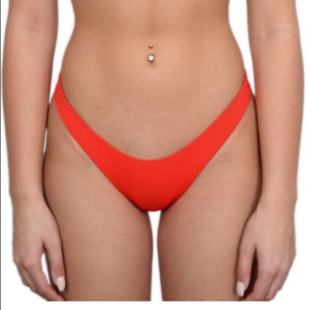 S Hoaka Swimwear Hawaii Red Hip bottom